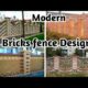 Modern Brick Fences