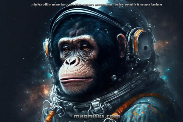 alphaville monkey on the moon meaning lyrics english translation