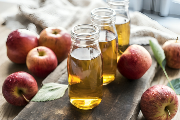 apple cider vinegar: