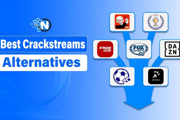 CrackStreams logo and sports streaming devices