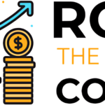 RobTheCoins.com logo with cryptocurrency symbols like Bitcoin and Ethereum in the background