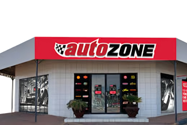 AutoZone storefront showcasing automotive parts and services