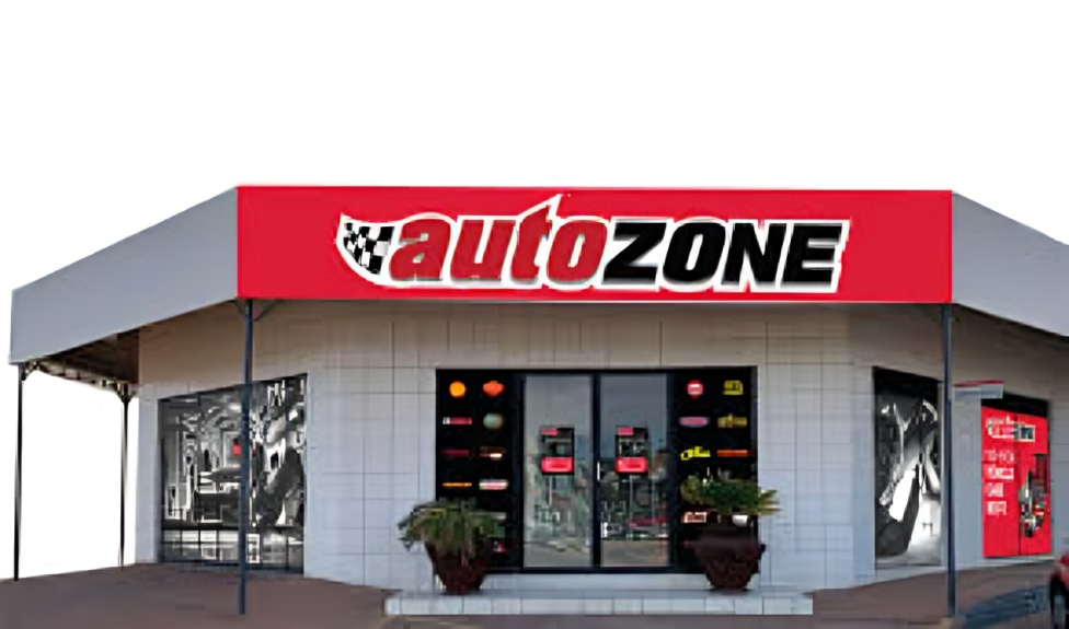 AutoZone storefront showcasing automotive parts and services