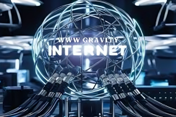 Gravity Internet homepage showcasing connectivity services, speed options, and user-friendly customer support tools