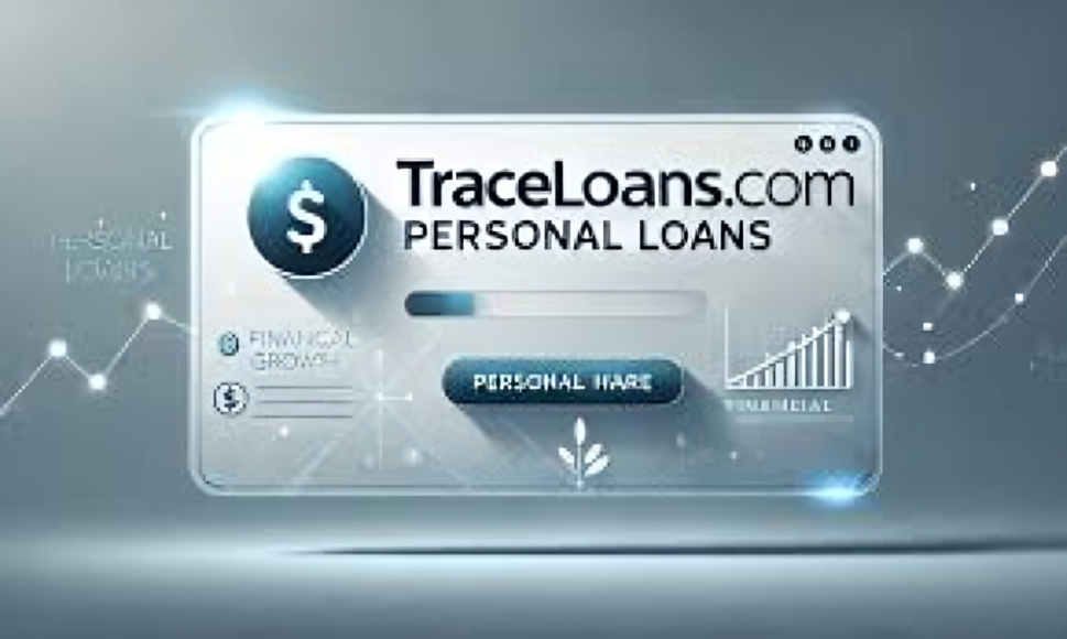 Traceloans.com interface displaying loan options, highlighting seamless online lending and financial solutions for all borrowers